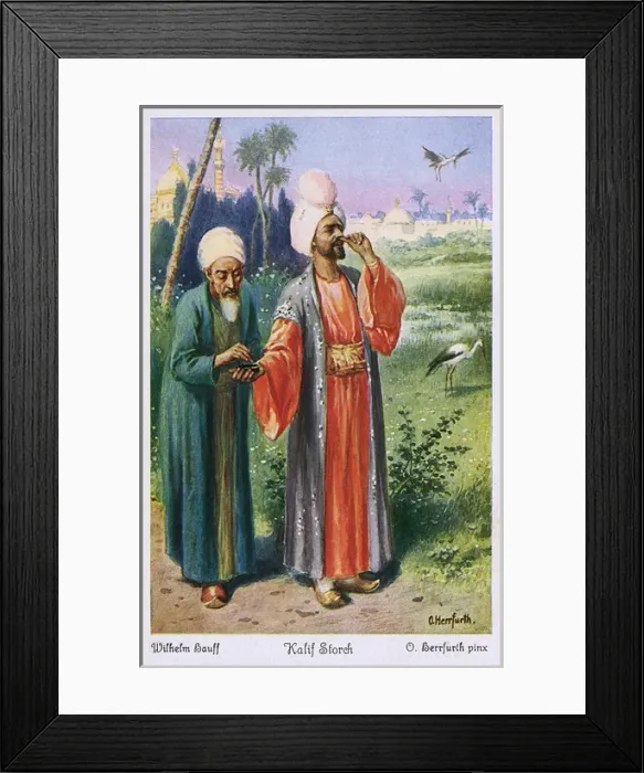 Framed Print : Caliph Stork, an eastern tale Framed Print : Caliph Stork, an eastern tale