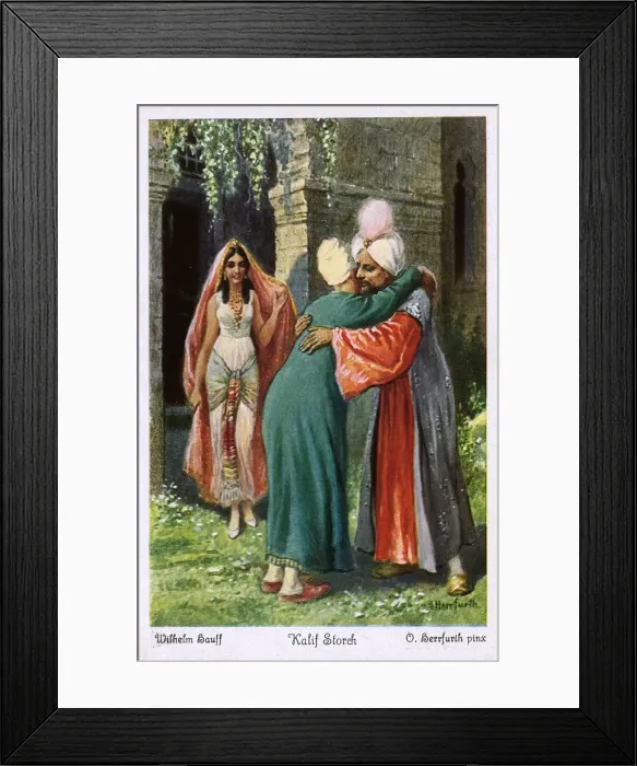 Framed Print : Caliph Stork, an eastern tale Framed Print : Caliph Stork, an eastern tale