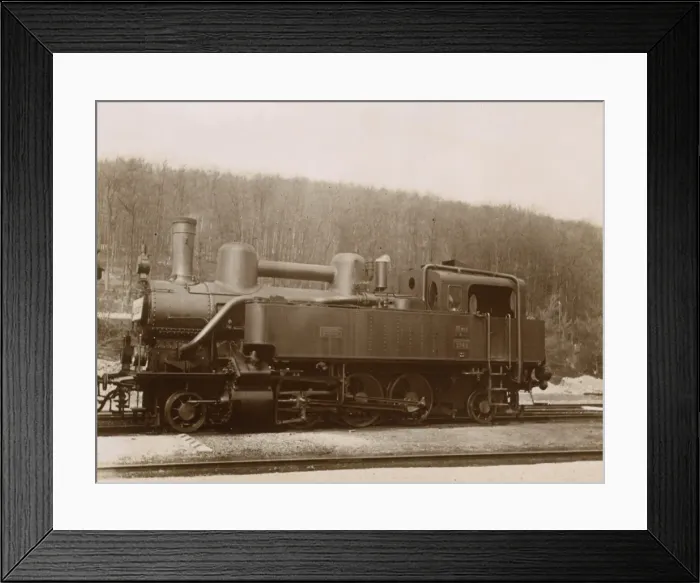 Framed Print : Locomotive engine, Austrian railway Framed Print : Locomotive engine, Austrian railway
