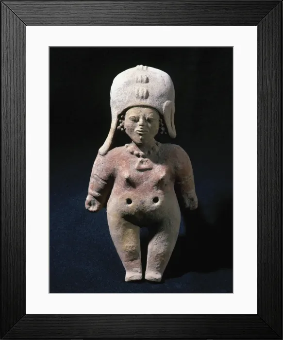 Framed Print : Pre-Columbian art. Pre-Incan. Tumaco-Tolita culture. Ceramic Framed Print : Pre-Columbian art. Pre-Incan. Tumaco-Tolita culture. Ceramic