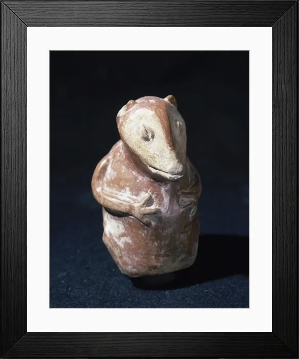 Framed Print : Pre-Columbian art. Pre-Incan. Tumaco-Tolita culture. Ceramic Framed Print : Pre-Columbian art. Pre-Incan. Tumaco-Tolita culture. Ceramic