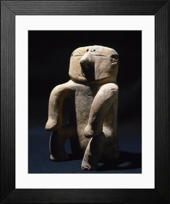 Framed Print : Quimbay civilization (Colombia). Anthropomorphic figure