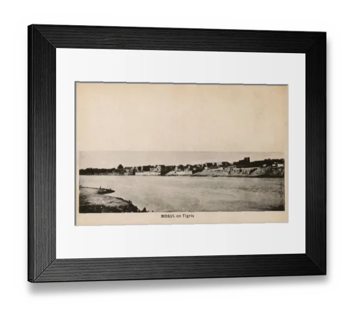 Framed Print : Mosul on the River Tigris, Iraq