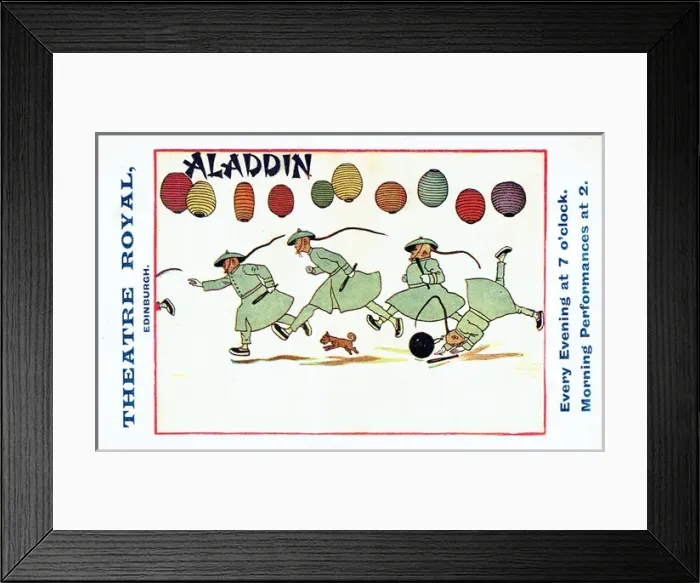 Framed Print : Aladdin at the Theatre Royal, Edinburgh Framed Print : Aladdin at the Theatre Royal, Edinburgh