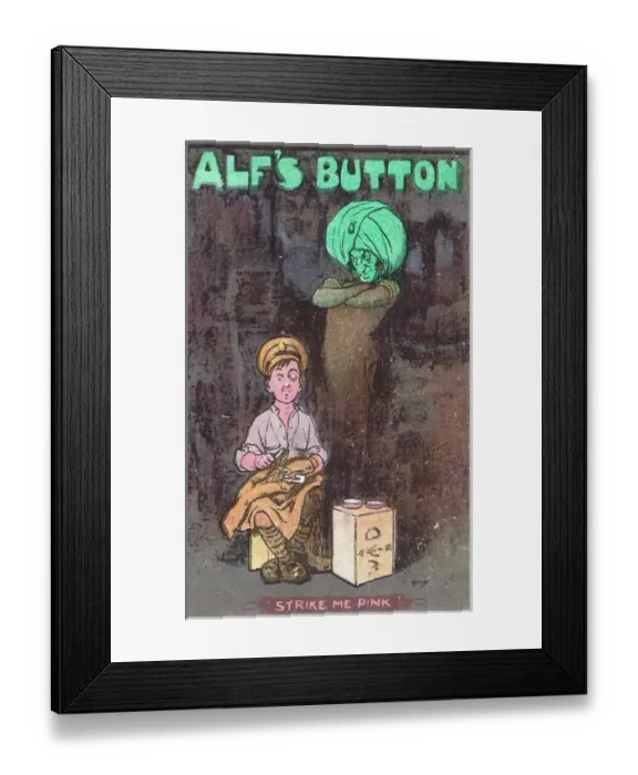 Framed Print : Alfs Button, a play by W A Darlington