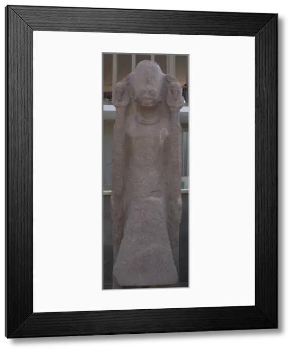 Framed Print : Egypt. Pink granite statue of Ramses II (h. 1290-1224 B. C) as Framed Print : Egypt. Pink granite statue of Ramses II (h. 1290-1224 B. C) as
