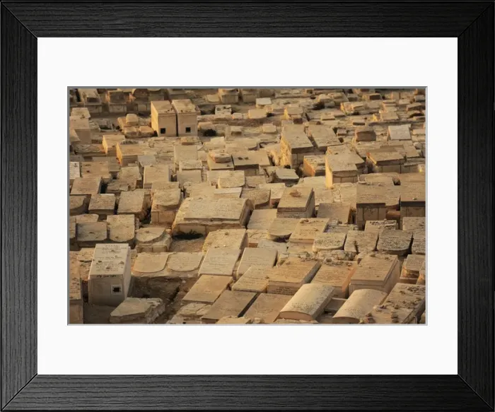 Framed Print : Israel. Jerusalem. Mount of Olives. Jewish Cemetery Framed Print : Israel. Jerusalem. Mount of Olives. Jewish Cemetery
