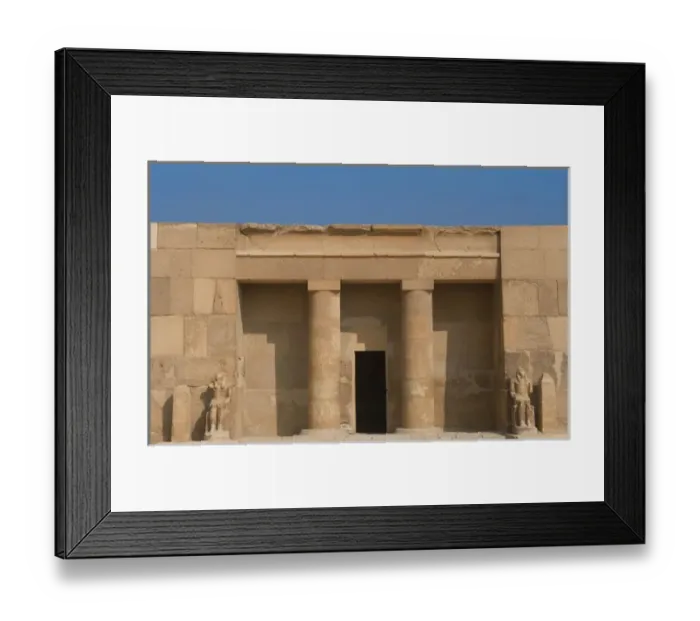 Framed Print : Egypt. Giza. Mastaba of the queen Meresankh III. Entrance Framed Print : Egypt. Giza. Mastaba of the queen Meresankh III. Entrance