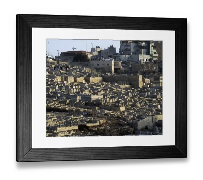 Framed Print : Israel. Jerusalem. Mount of Olives. Jewish Cemetery Framed Print : Israel. Jerusalem. Mount of Olives. Jewish Cemetery