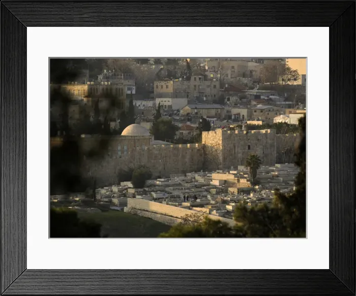 Framed Print : Israel. Jerusalem. Mount of Olives. Jewish Cemetery Framed Print : Israel. Jerusalem. Mount of Olives. Jewish Cemetery