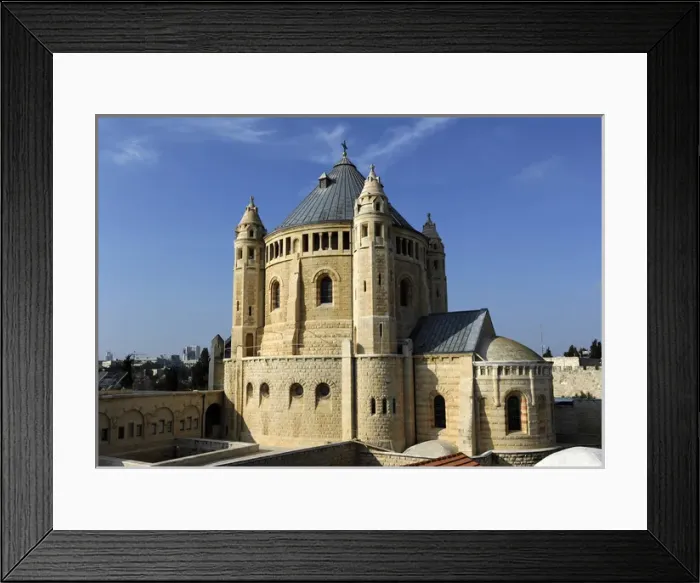 Framed Print : Israel. Jerusalem. Dormition Abbey. Architect Theodor Sandel Framed Print : Israel. Jerusalem. Dormition Abbey. Architect Theodor Sandel