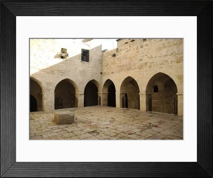 Framed Print : Israel. Jerusalem. St. Francis Convent. Mount Zion. Courtyar Framed Print : Israel. Jerusalem. St. Francis Convent. Mount Zion. Courtyar
