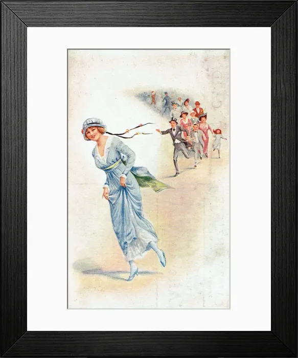 Framed Print : After the Girl by Paul M Rubens Framed Print : After the Girl by Paul M Rubens
