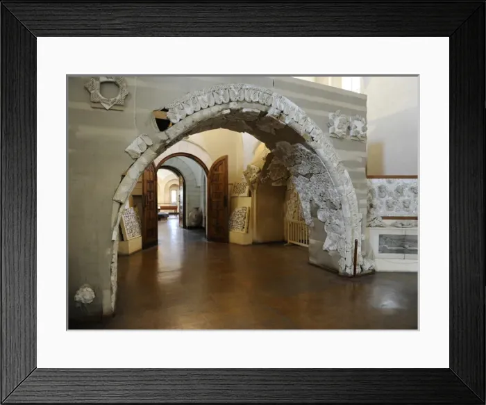 Framed Print : Hishams Palace. 8th century AD. Khirbat al-Mafjar, near Jer Framed Print : Hishams Palace. 8th century AD. Khirbat al-Mafjar, near Jer