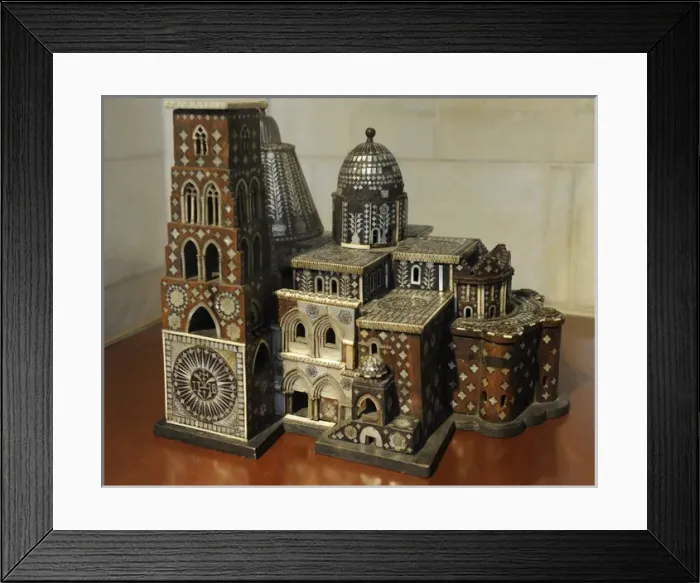 Framed Print : Model of the Chruch of the Holy Sepulcher. 17th-18th century Framed Print : Model of the Chruch of the Holy Sepulcher. 17th-18th century