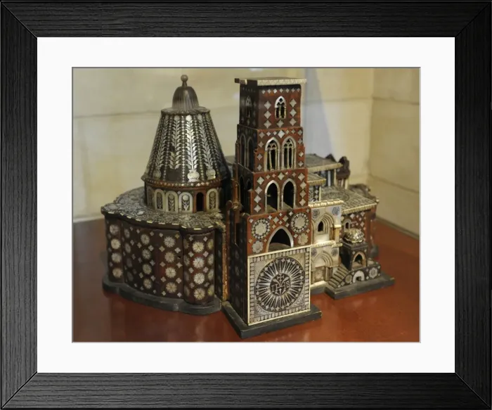 Framed Print : Model of the Chruch of the Holy Sepulcher. 17th-18th century Framed Print : Model of the Chruch of the Holy Sepulcher. 17th-18th century
