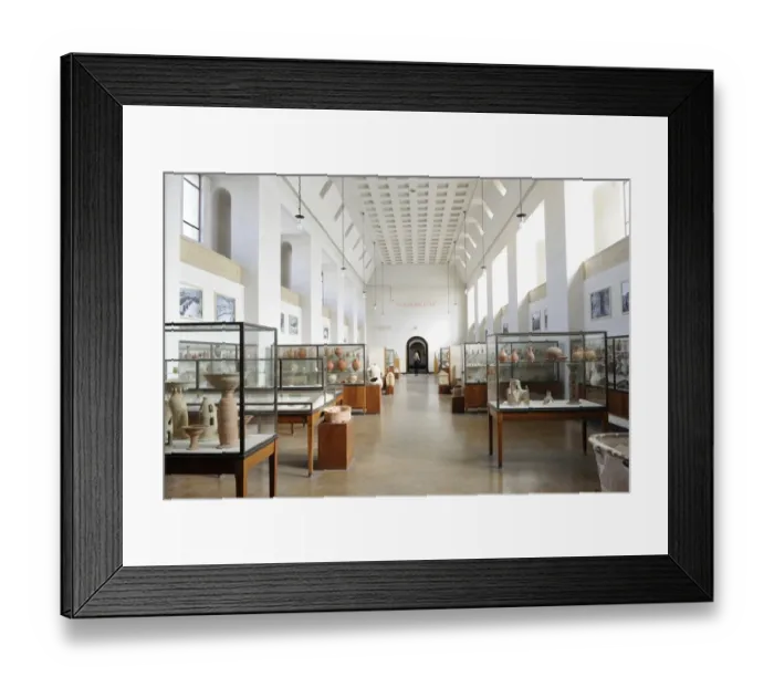 Framed Print : Jerusalem. Israel. Rockefeller Archaeological Museum. Room Framed Print : Jerusalem. Israel. Rockefeller Archaeological Museum. Room