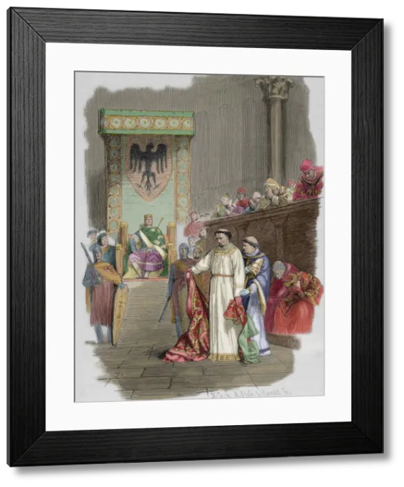 Framed Print : Henry III the Black (1017-1056) Framed Print : Henry III the Black (1017-1056)