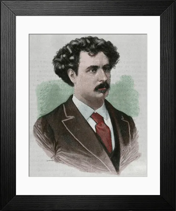 Framed Print : Maria Fortuny (1838-1874). Catalan painter Framed Print : Maria Fortuny (1838-1874). Catalan painter