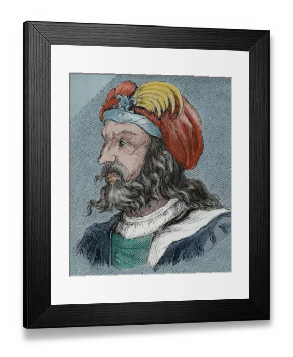 Framed Print : Euric (c. 440- 484). King of the Visigoths Framed Print : Euric (c. 440- 484). King of the Visigoths