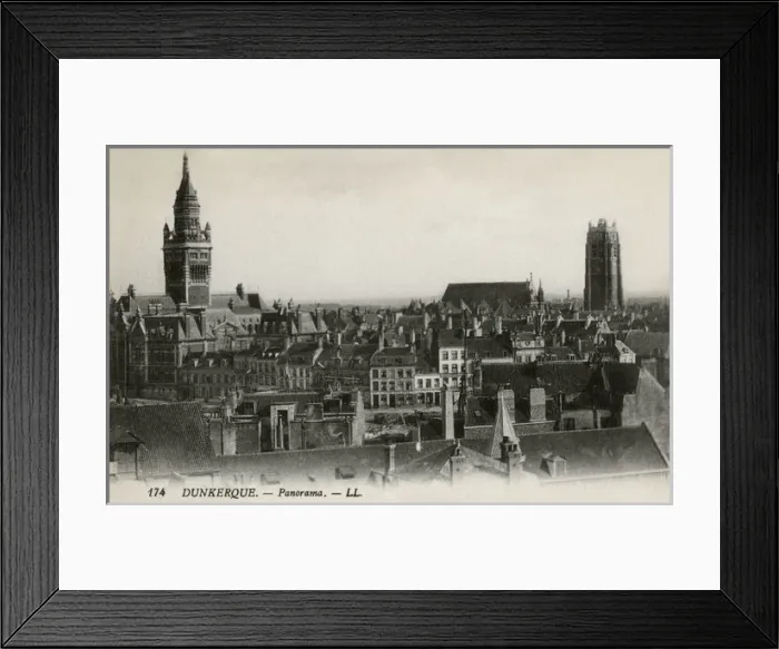 Framed Print : Dunkirk, France - Panorama Framed Print : Dunkirk, France - Panorama