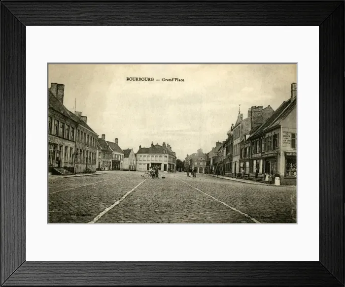 Framed Print : Bourbourg, France - Grand Place Framed Print : Bourbourg, France - Grand Place