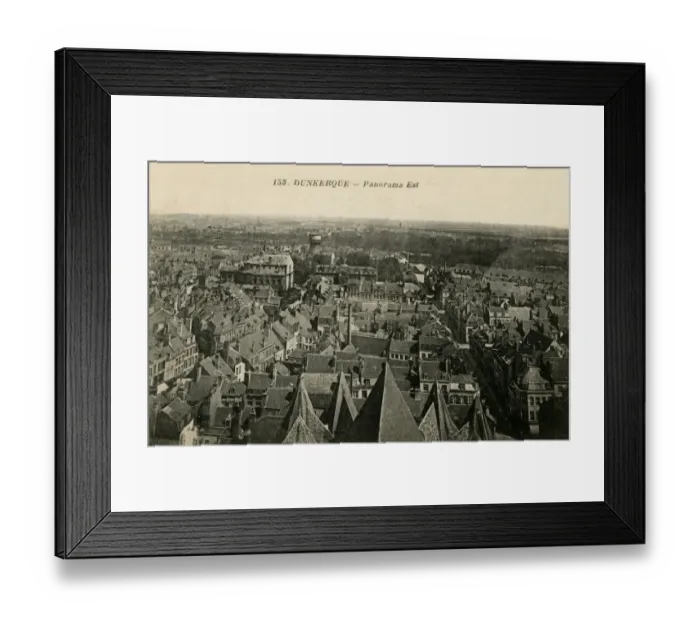 Framed Print : Dunkirk, France - Panorama looking East Framed Print : Dunkirk, France - Panorama looking East