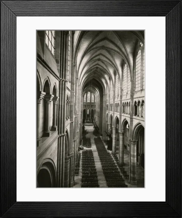 Framed Print : Soissons, Aisne - Cathedral interior Framed Print : Soissons, Aisne - Cathedral interior