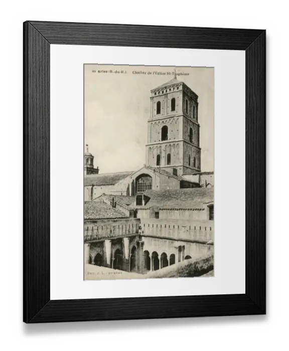 Framed Print : Arles, France - Belfry of the Church of St Trophime Framed Print : Arles, France - Belfry of the Church of St Trophime