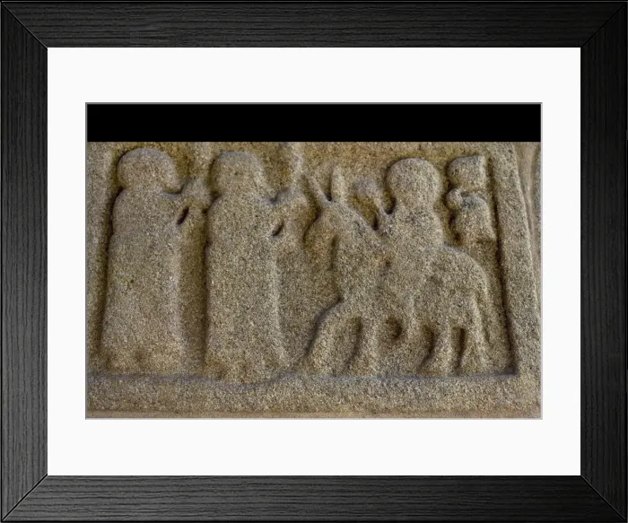 Framed Print : Pre-Romanesque Art. Spain. Galicia. Church of San Gines in F Framed Print : Pre-Romanesque Art. Spain. Galicia. Church of San Gines in F