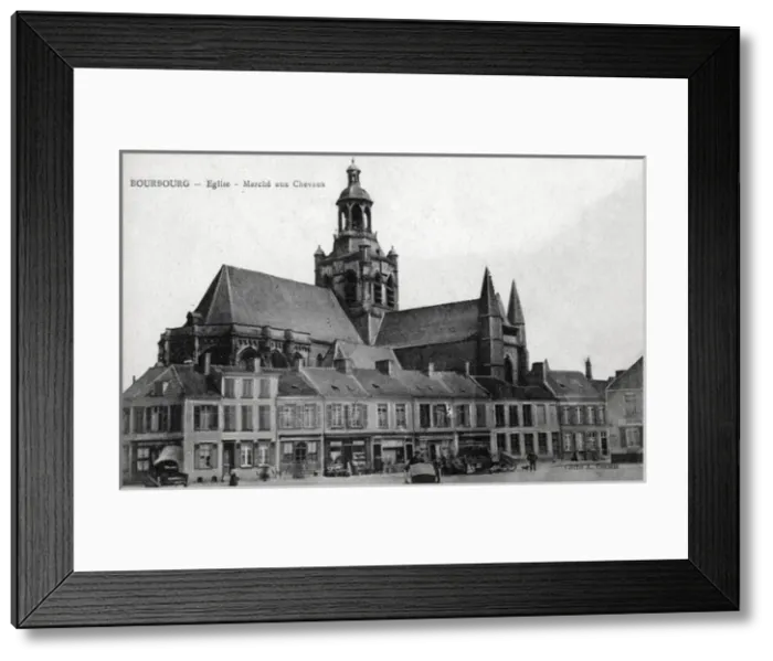 Framed Print : Bourbourg, France - Saint Jean-Baptiste Church Framed Print : Bourbourg, France - Saint Jean-Baptiste Church