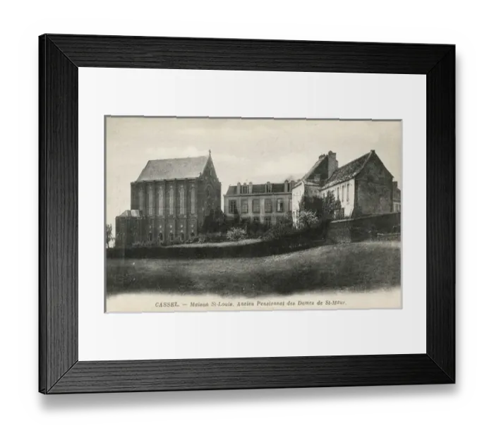 Framed Print : Cassel, France - St Louis Mansion womens boarding home Framed Print : Cassel, France - St Louis Mansion womens boarding home