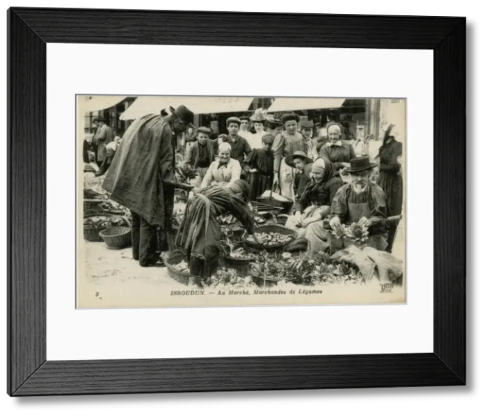 Framed Print : Issoudun, France - The Vegetable Market Framed Print : Issoudun, France - The Vegetable Market