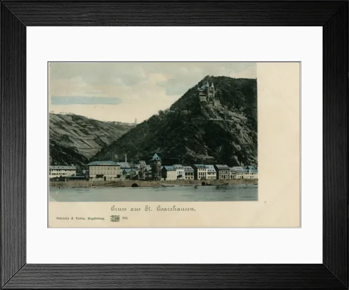 Framed Print : Germany, Katz Castle at St. Goarshausen Framed Print : Germany, Katz Castle at St. Goarshausen