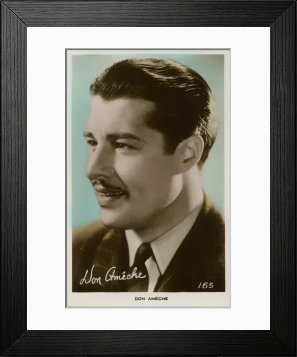 Framed Print : American Film Actor - Don Ameche