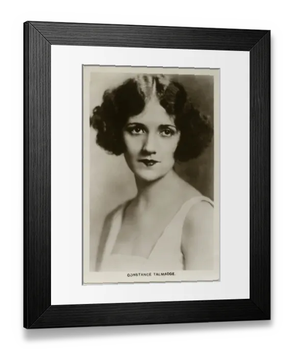 Framed Print : Constance Talmadge - silent movie star Framed Print : Constance Talmadge - silent movie star