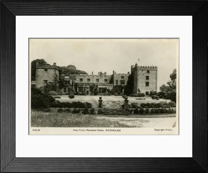 Framed Print : The West Front of Muncaster Castle, Ravenglass