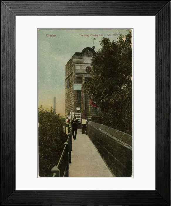 Framed Print : The King Charles Tower on the City Wall, Chester Framed Print : The King Charles Tower on the City Wall, Chester