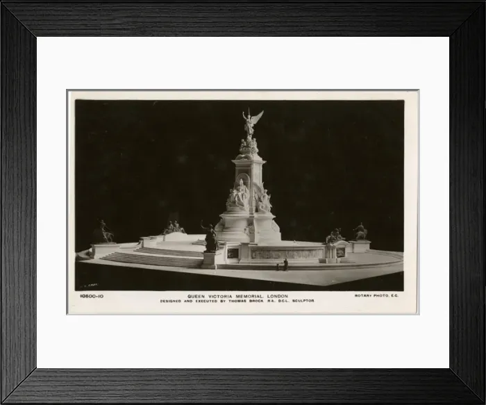 Framed Print : The Queen Victoria Memorial by Sir Thomas Brock - Model Framed Print : The Queen Victoria Memorial by Sir Thomas Brock - Model