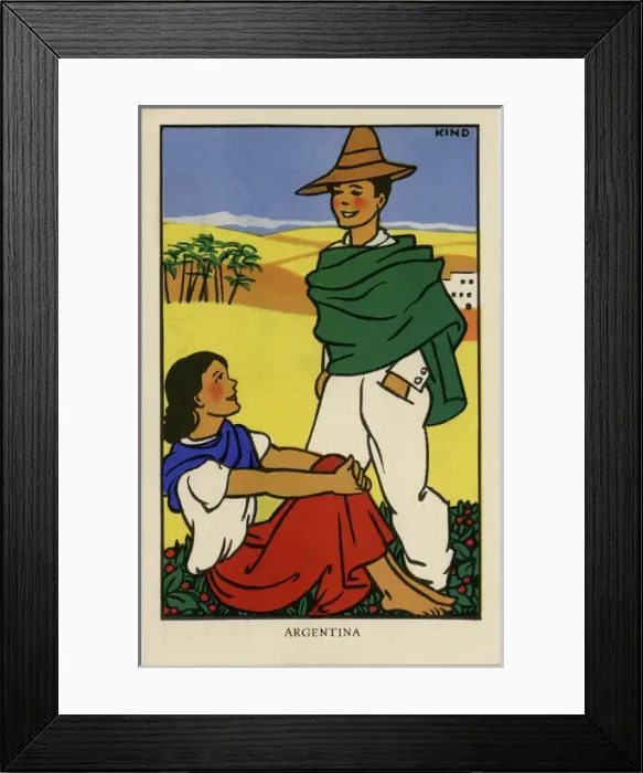 Framed Print : The League of Nations Union - Children of Argentina Framed Print : The League of Nations Union - Children of Argentina