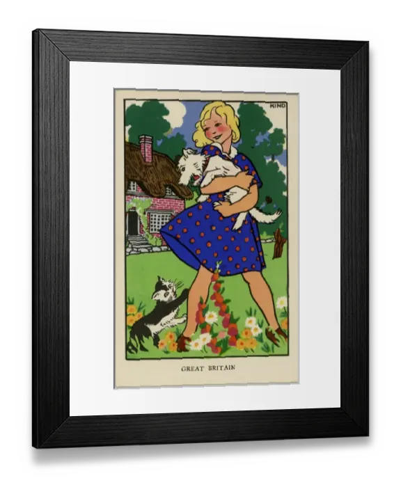 Framed Print : The League of Nations Union - Children of Great Britain
