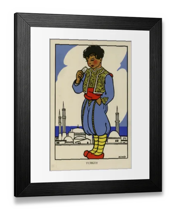 Framed Print : The League of Nations Union - Children of Turkey Framed Print : The League of Nations Union - Children of Turkey