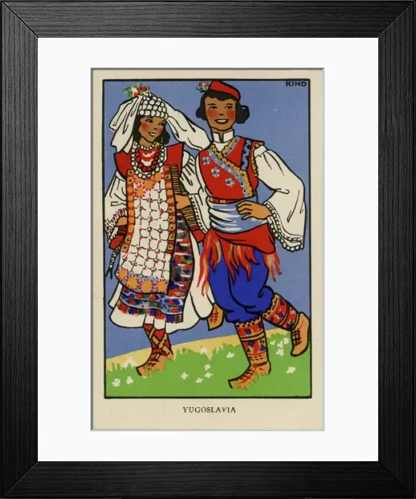 Framed Print : The League of Nations Union - Children of Yugoslavia Framed Print : The League of Nations Union - Children of Yugoslavia