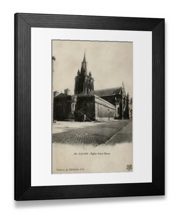 Framed Print : Calais, France - Notre Dame Church Framed Print : Calais, France - Notre Dame Church