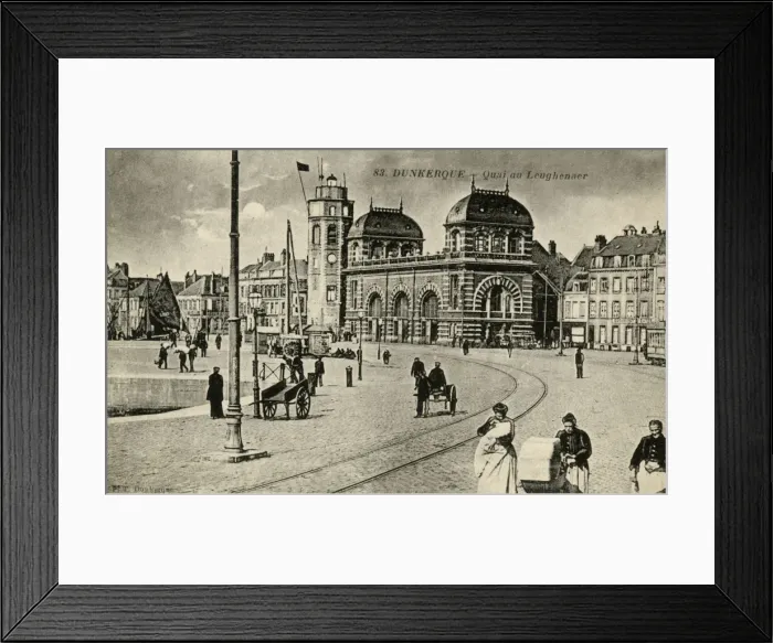 Framed Print : Dunkirk, France - Quayside Framed Print : Dunkirk, France - Quayside