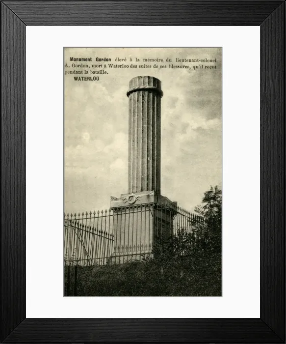 Framed Print : Braine, Belgium - Gordon Monument Framed Print : Braine, Belgium - Gordon Monument