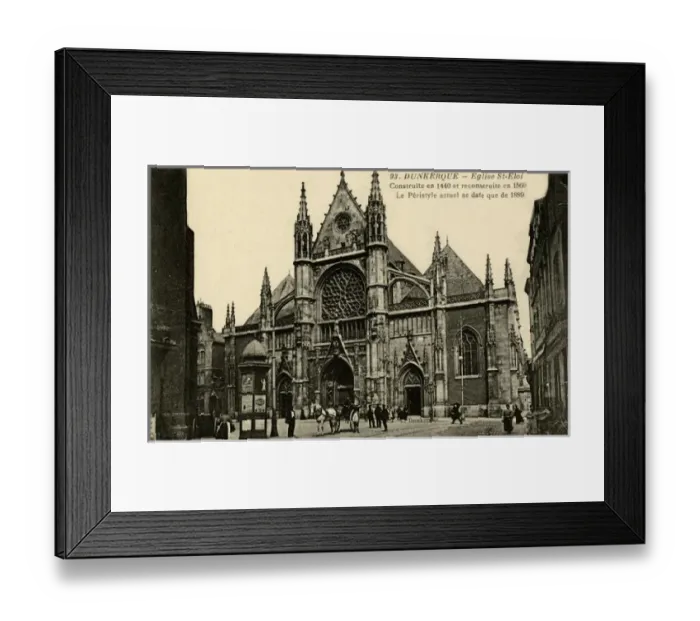 Framed Print : Dunkirk, France - Saint Eloi Church Framed Print : Dunkirk, France - Saint Eloi Church