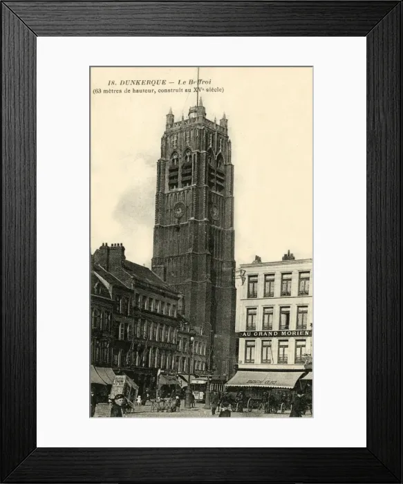 Framed Print : Dunkirk, France - Belfry Framed Print : Dunkirk, France - Belfry