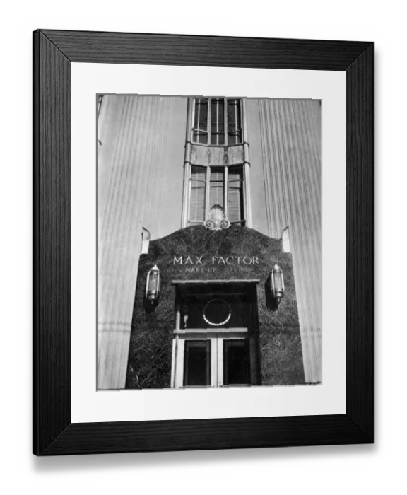 Framed Print : Max Factor make up studio Framed Print : Max Factor make up studio