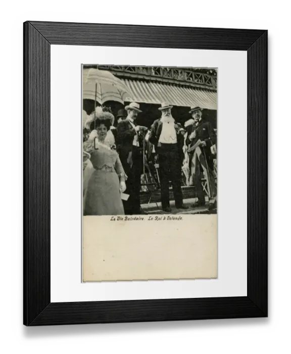 Framed Print : Leopold II, King of Belgium Framed Print : Leopold II, King of Belgium
